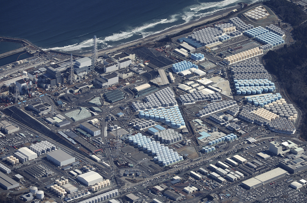An aerial picture of the Fukushima Daiichi nuclear power plant in Japan, February 23, 2023. /CFP