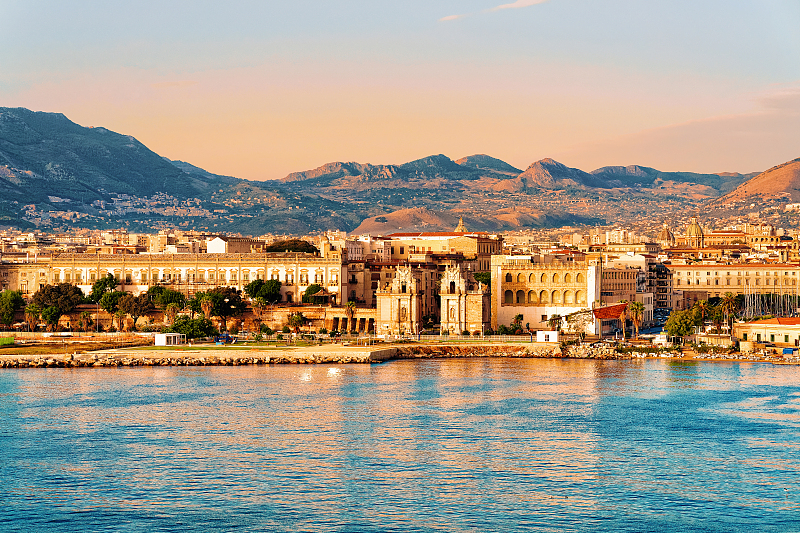 A view of the old downtown area of Palermo, Italy. /CFP