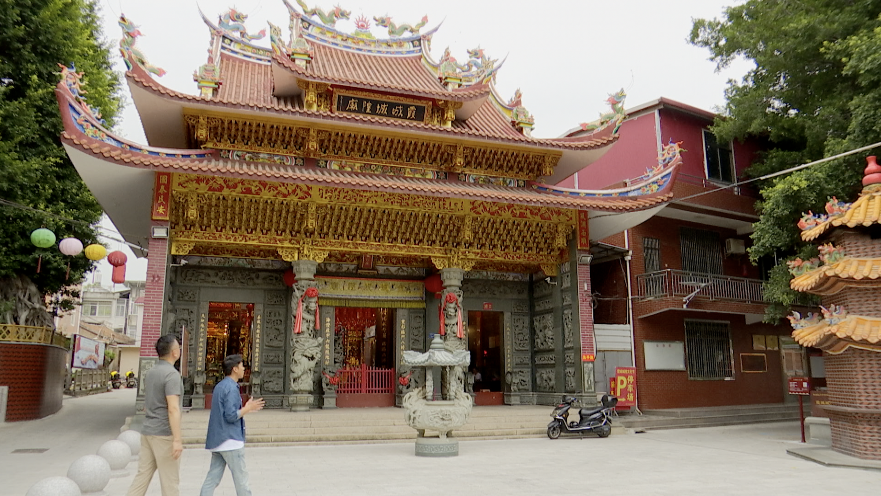The City God Temple in Chengxia Village in the city of Xiamen is viewed by Taiwan locals as the origin of a famous temple in Taipei. /CGTN