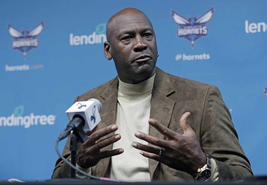 Michael Jordan has agreed to sell his Charlotte Hornets majority stake to a group led by Gabe Plotkin and Rick Schnall for about $3 billion. /CFP