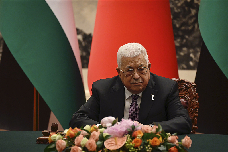 Palestinian President Mahmoud Abbas paid a state visit to China from June 13 to 16, 2023. /CFP