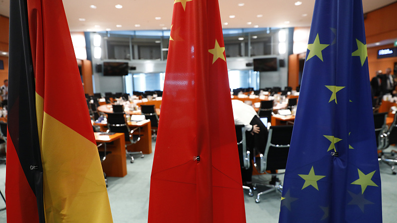 The German and Chinese governments are holding consultations at the Chancellery in Berlin, Germany, June 20, 2023. /CFP