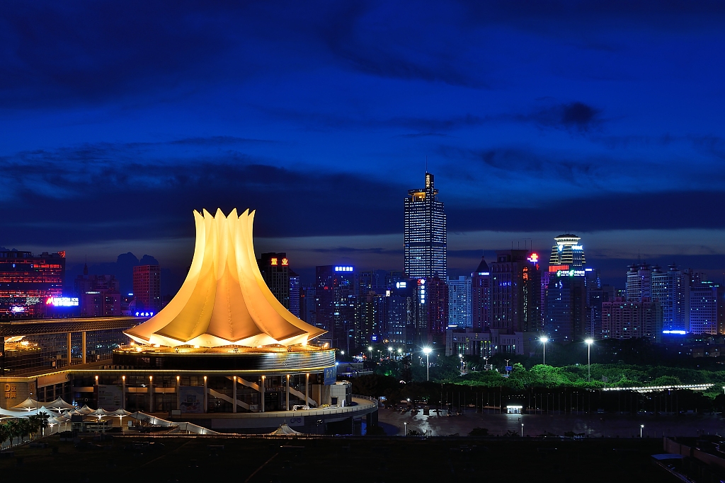 An undated photo shows the Nanning International Convention and Exhibition Center in Nanning, Guangxi. /CFP
