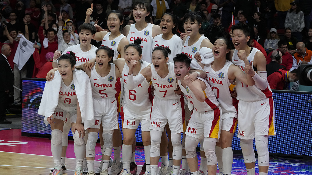 Team China at the 2022 Women's Basketball World Cup in Sydney, Australia. /CFP