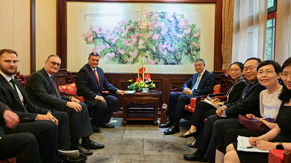 Liu Xiaoming holds consultation with Andrey Rudenko in Beijing, China, June 26, 2023. /Chinese Foreign Ministry
