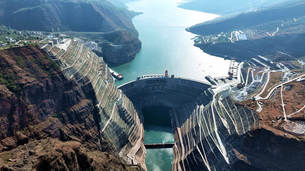 China's Baihetan Hydropower Station, southwest China's Sichuan Province, December 20, 2022. /CFP