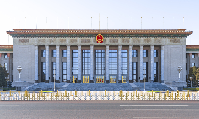 The Great Hall of the People in Beijing, capital of China. /CFP