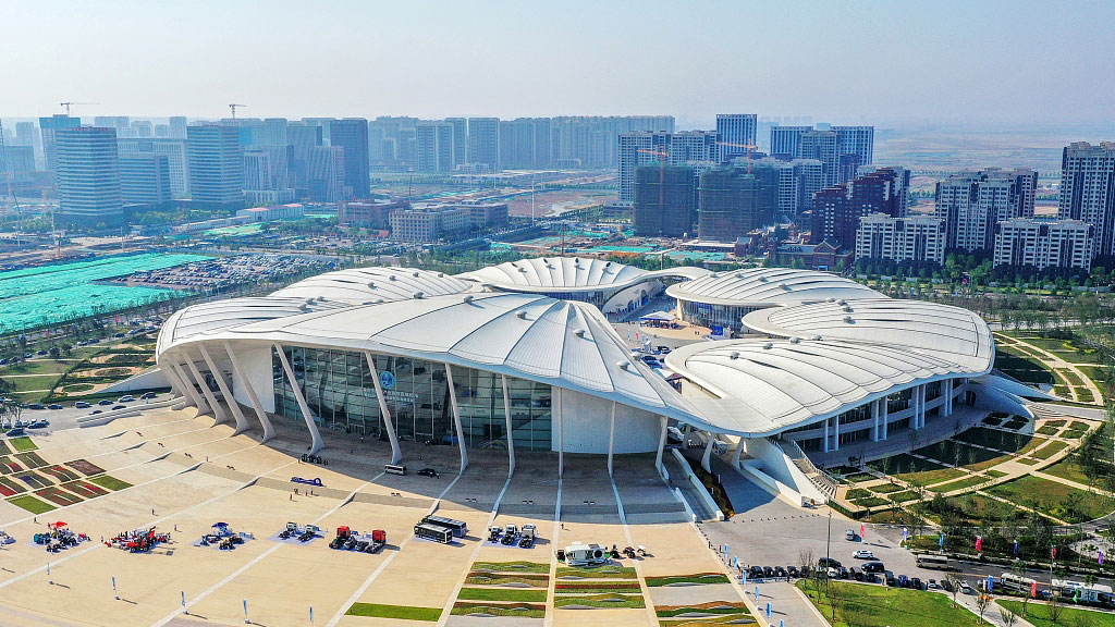 China holds the 2023 Shanghai Cooperation Organization International Investment and Trade Expo in Qingdao, Shandong Province, China, June 15, 2023. /VCG