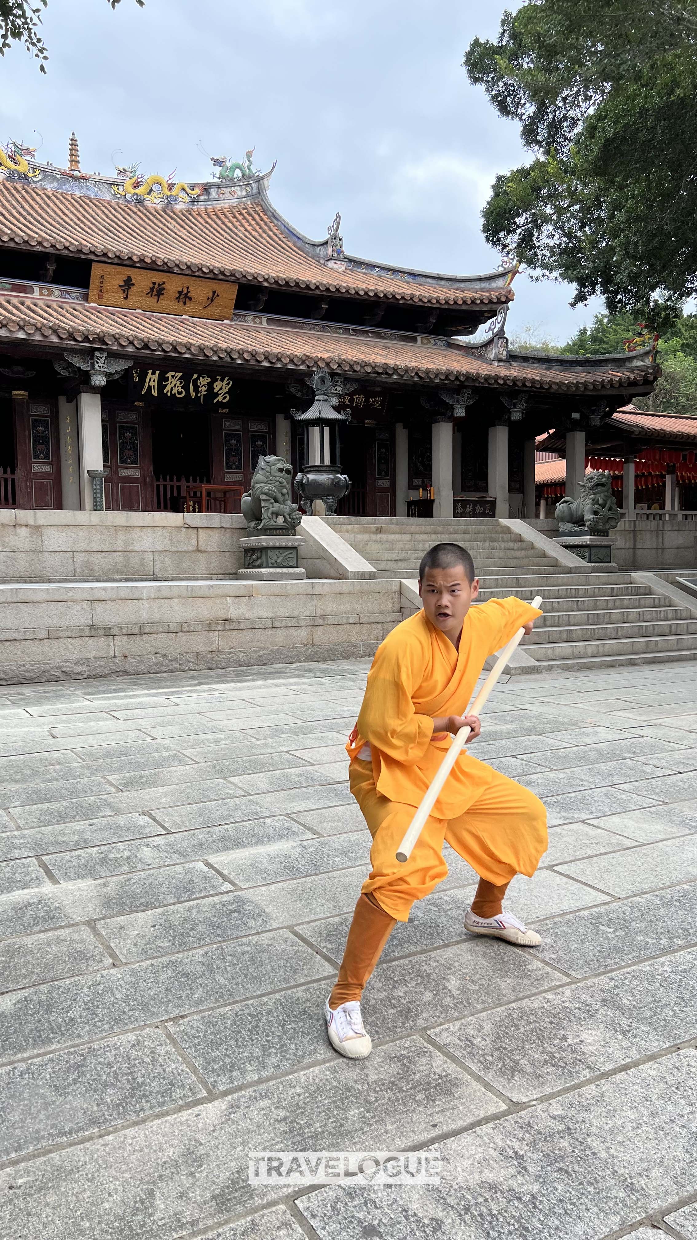 A kung fu master practices the Wuzu Fist in Quanzhou, Fujian Province. /CGTN