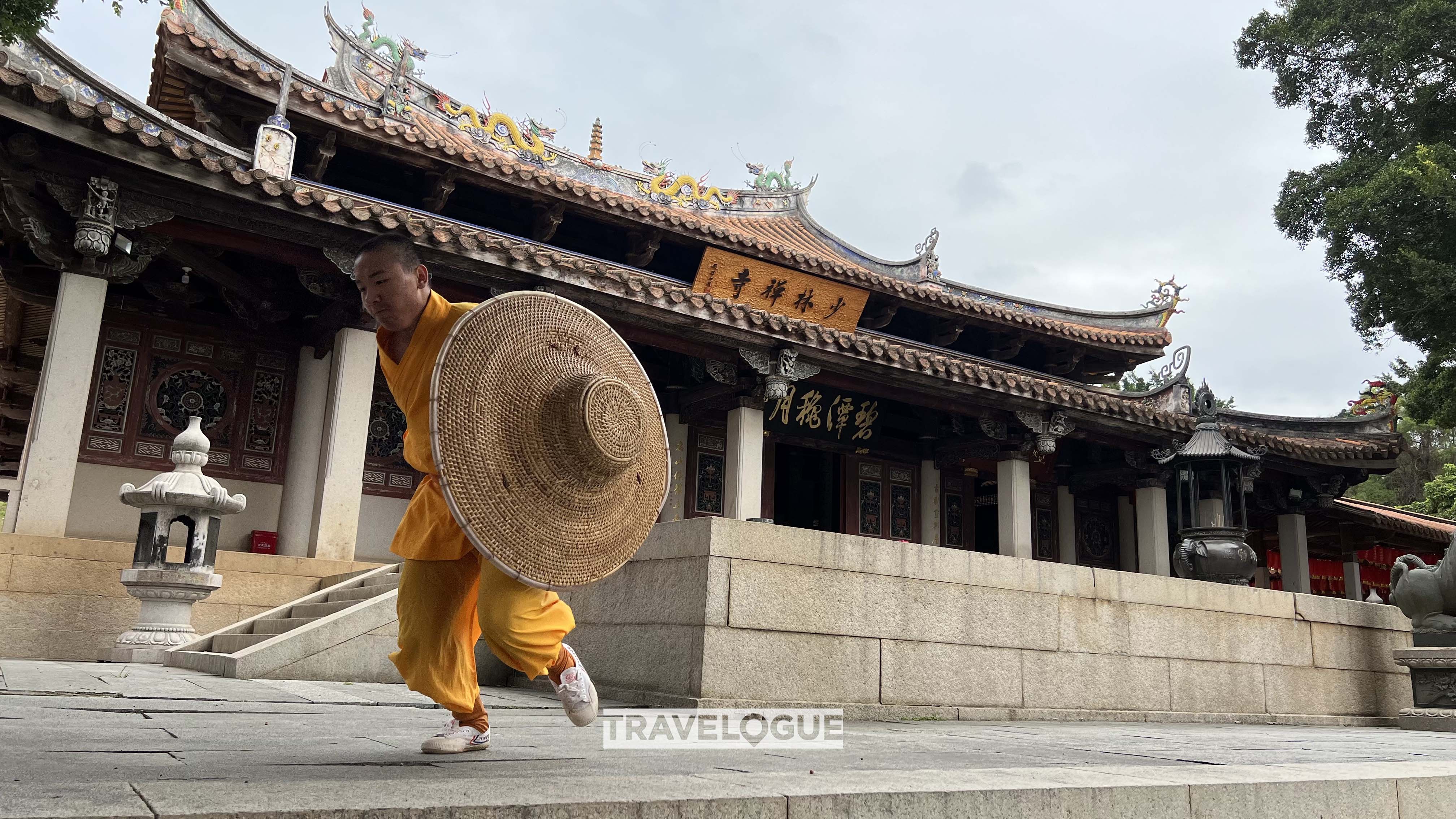 A kung fu master practices the Wuzu Fist in Quanzhou, Fujian Province. /CGTN