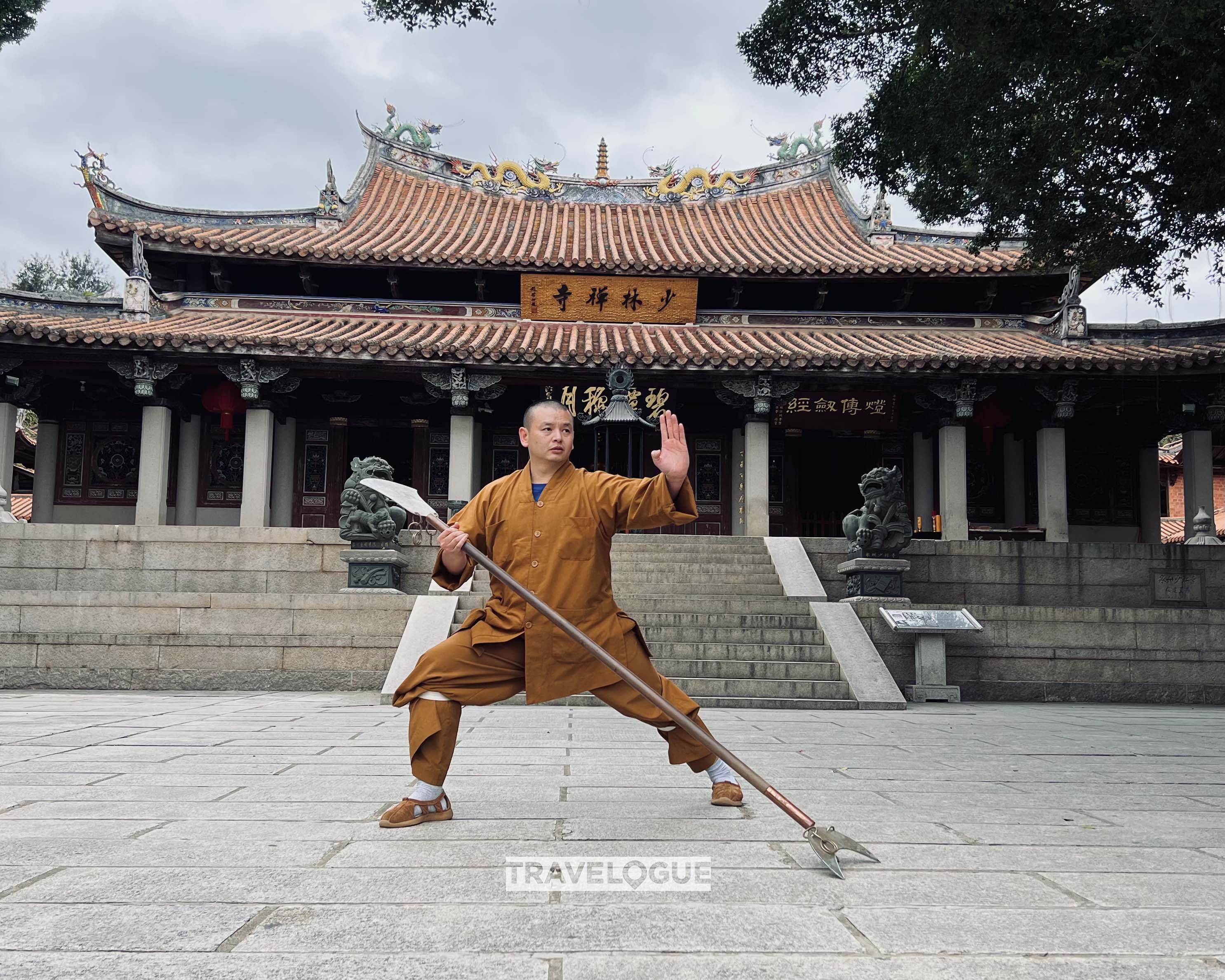 A kung fu master practices the Wuzu Fist in Quanzhou, Fujian Province. /CGTN