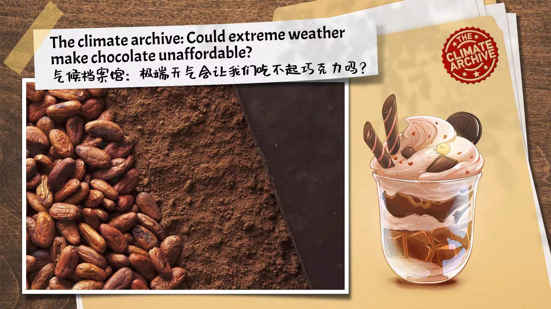 Climate archive: Could extreme weather make chocolate unaffordable? 