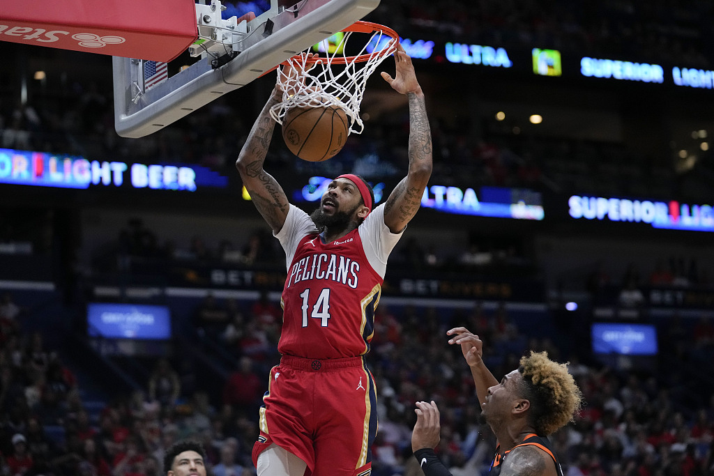 Brandon Ingram (#14) of the New Orleans Pelicans will play for USA in the 2023 FIBA Basketball World Cup. /CFP