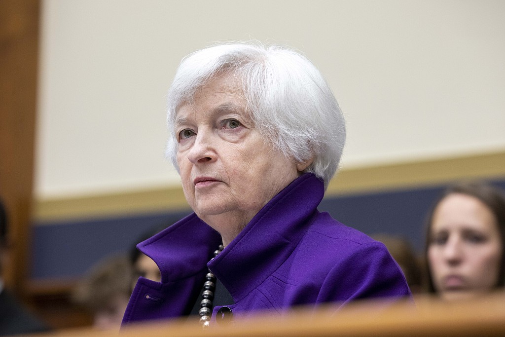 U.S. Treasury Secretary Janet Yellen testifies before the House Financial Services Committee during a hearing regarding the state of the international financial system at the Capitol in Washington D.C., the U.S., June 13, 2023. /CFP