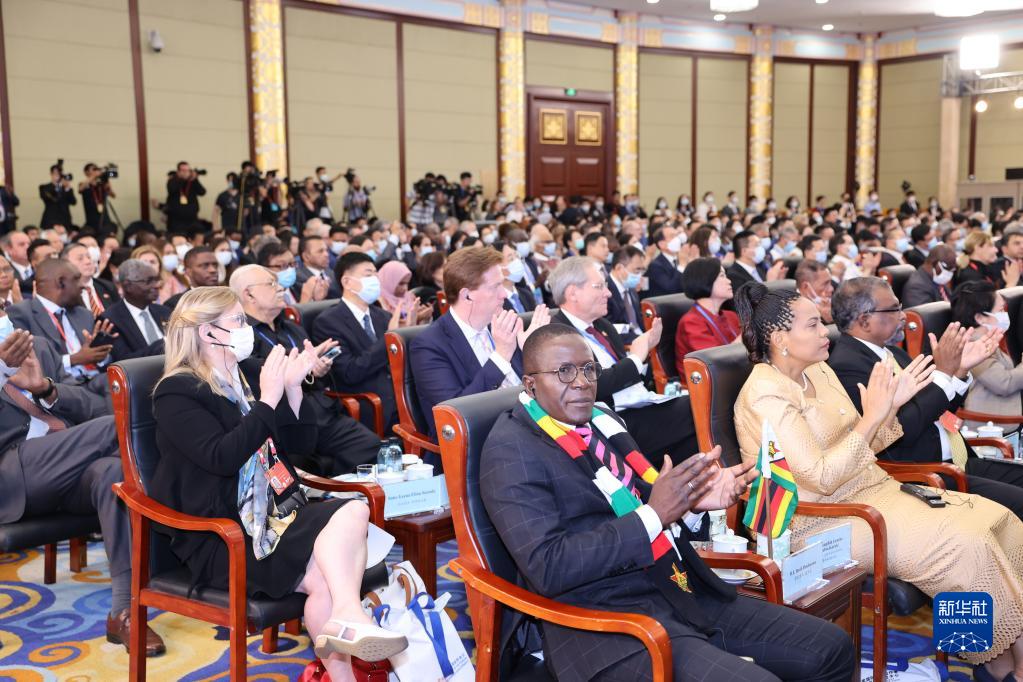 The first high-level conference of the Forum on Global Action for Shared Development opened in Beijing, July 10, 2023. /Xinhua