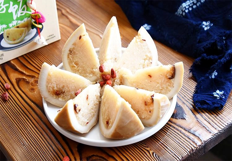 Hainan's local specialty dessert, coconut rice /Photo provided to CGTN