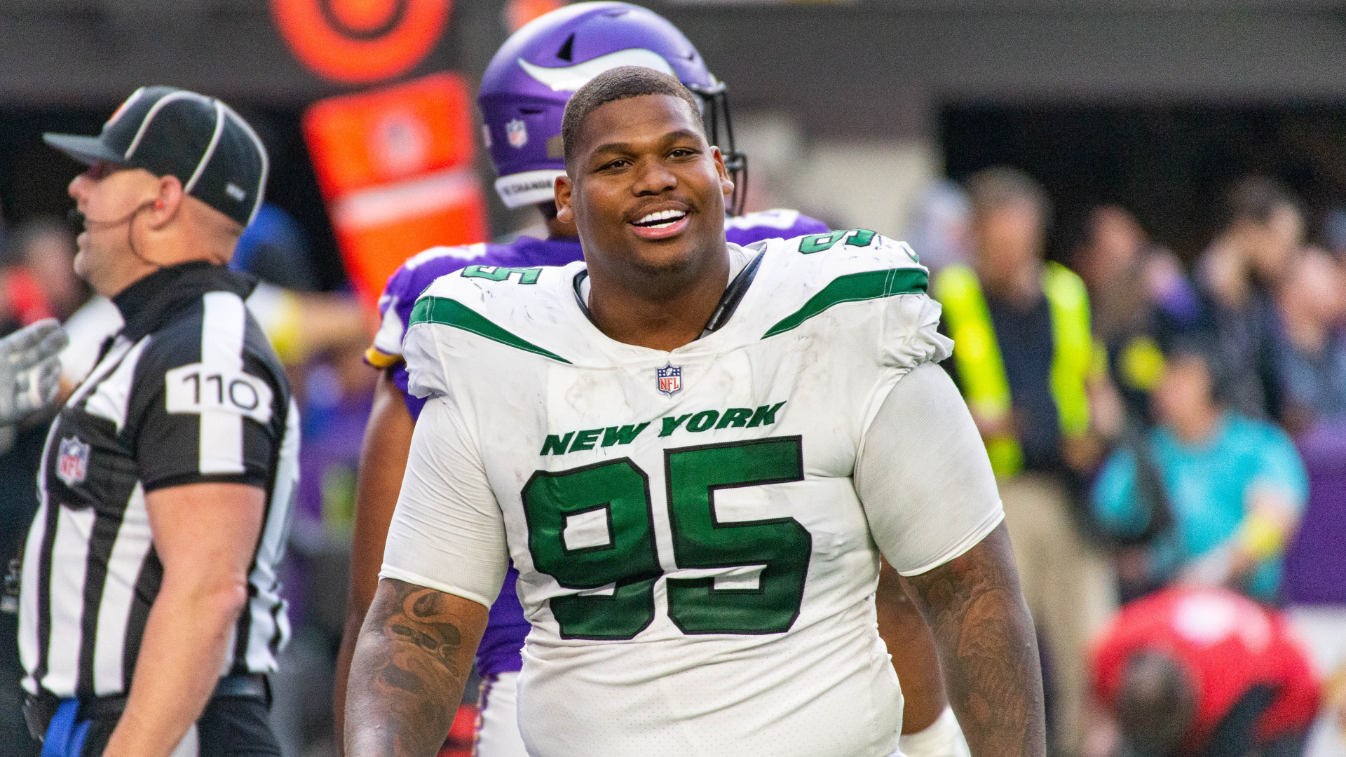 Download Ny Jets Quinnen Williams Wallpaper