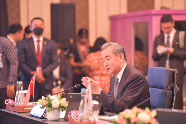 Director of the Office of the Central Commission for Foreign Affairs Wang Yi attends the ASEAN Plus Three (APT) Foreign Ministers' Meeting, Jakarta, Indonesia, July 13, 2023. /Chinese Foreign Ministry