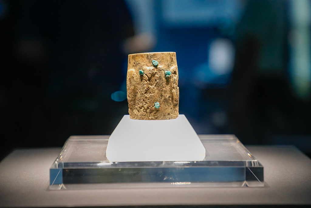 This photo taken on July 14, 2023 shows an artifact on display at the Shandong Museum in Jinan, Shandong Province. /CFP