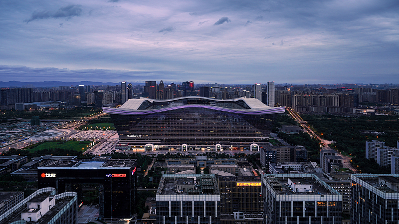 Live: Dynamic view of Global Center in SW China's Chengdu - Ep. 2