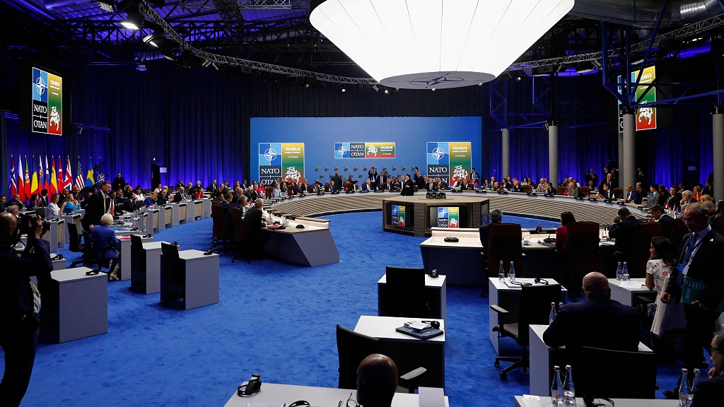 Participants attend the NATO summit in Vilnius, Lithuania, July 11, 2023. /CFP