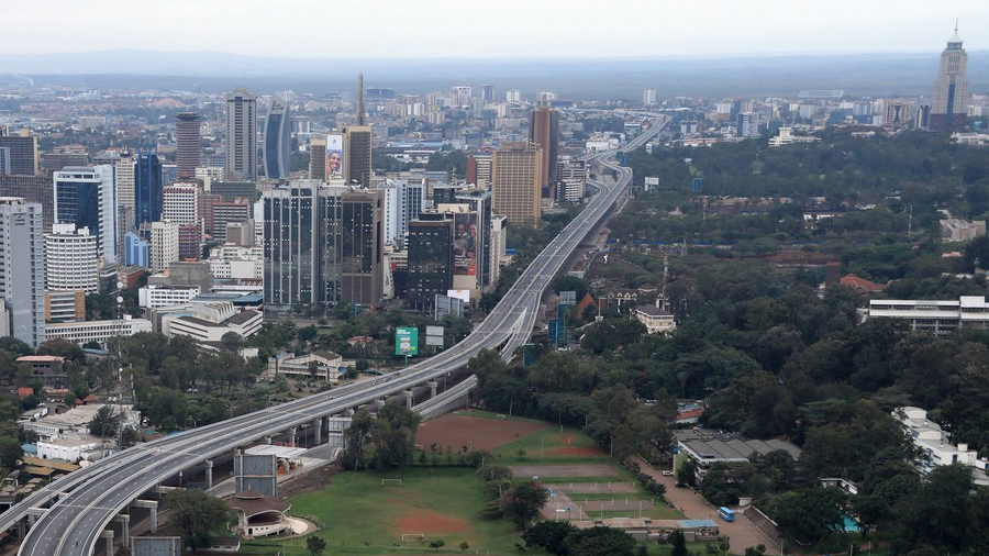 The Nairobi Expressway constructed by the China Road and Bridge Corporation (CRBC) in Nairobi, Kenya, May 8, 2022. /Xinhua