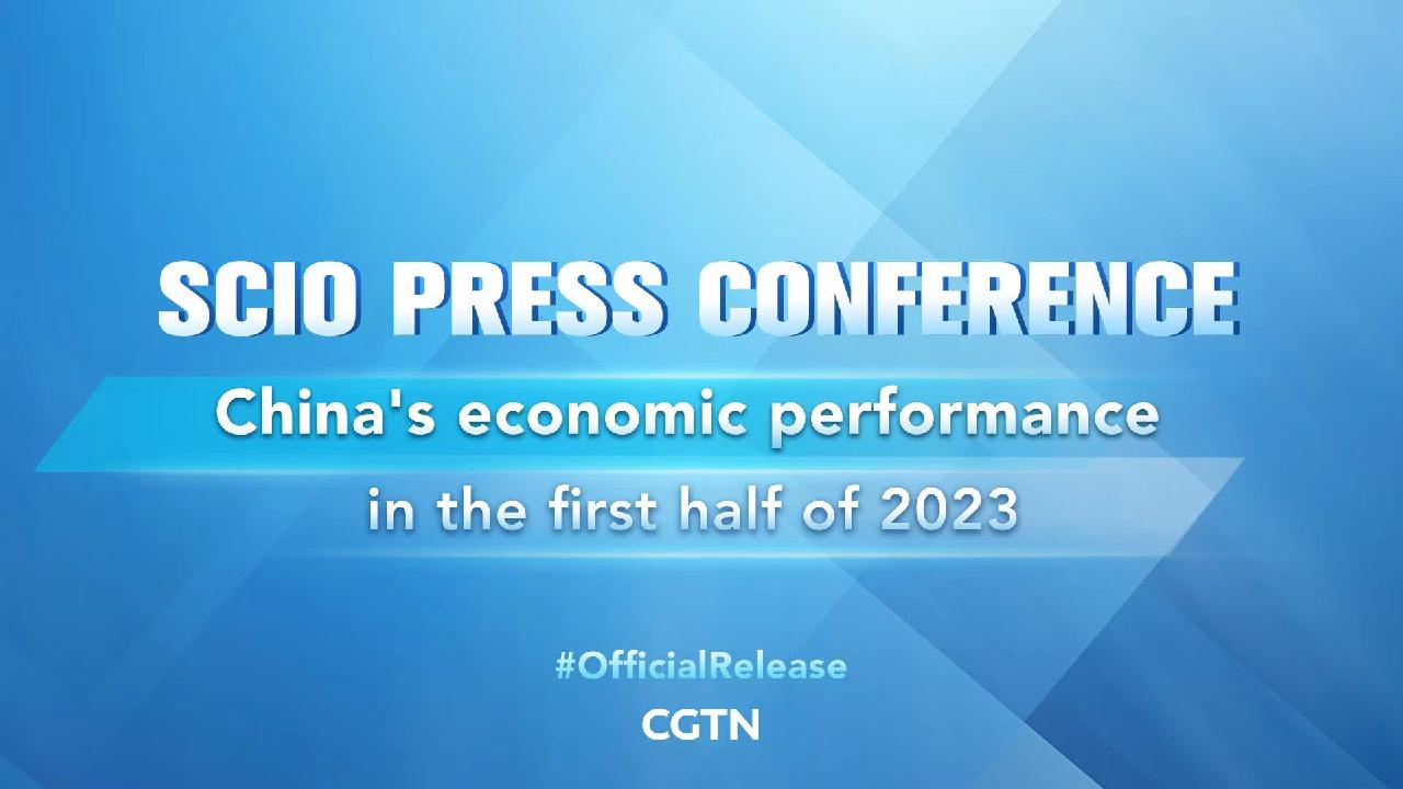 Live: China's National Economic Performance In The First Half Of 2023 ...