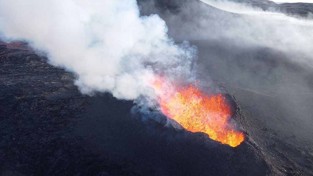 Live: Ongoing volcanic eruption near Reykjavik, Iceland