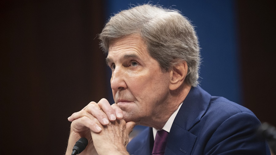 U.S. Special Presidential Envoy for Climate John Kerry testifies before the House Foreign Affairs Subcommittee on Oversight and Accountability on Capitol Hill in Washington, D.C, the U.S., July 13, 2023. /VCG