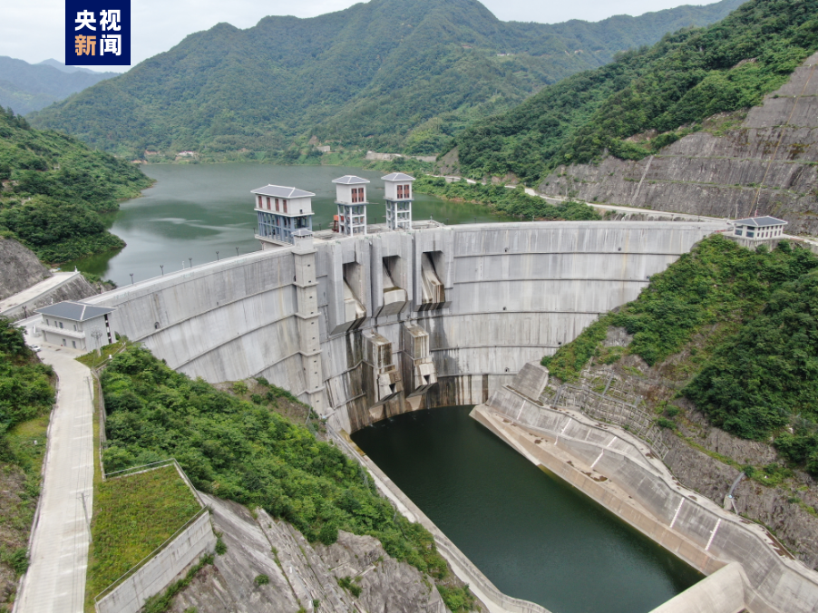 A view of the Hanjiang-to-Weihe River water diversion project in Xi'an, the capital of northwest China's Shaanxi Province. /CMG