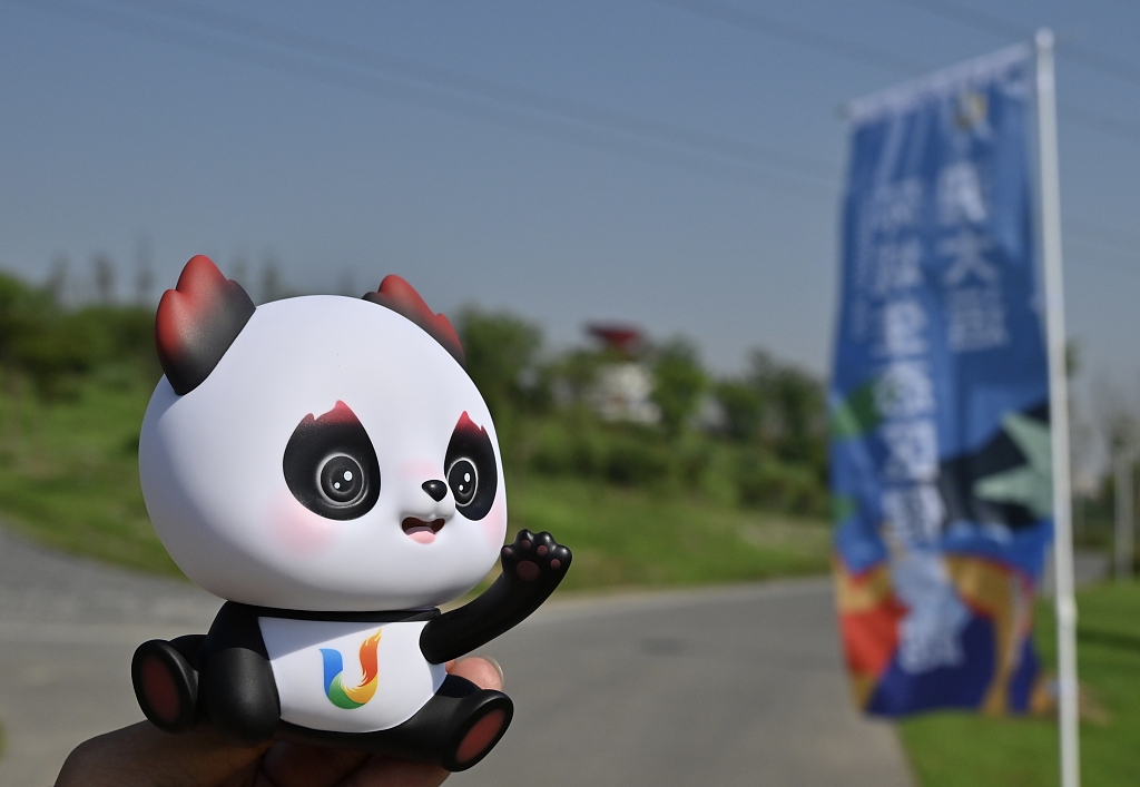 Rongbao, mascot for the World University Games in Chengdu, southwest China's Sichuan Province. /CFP