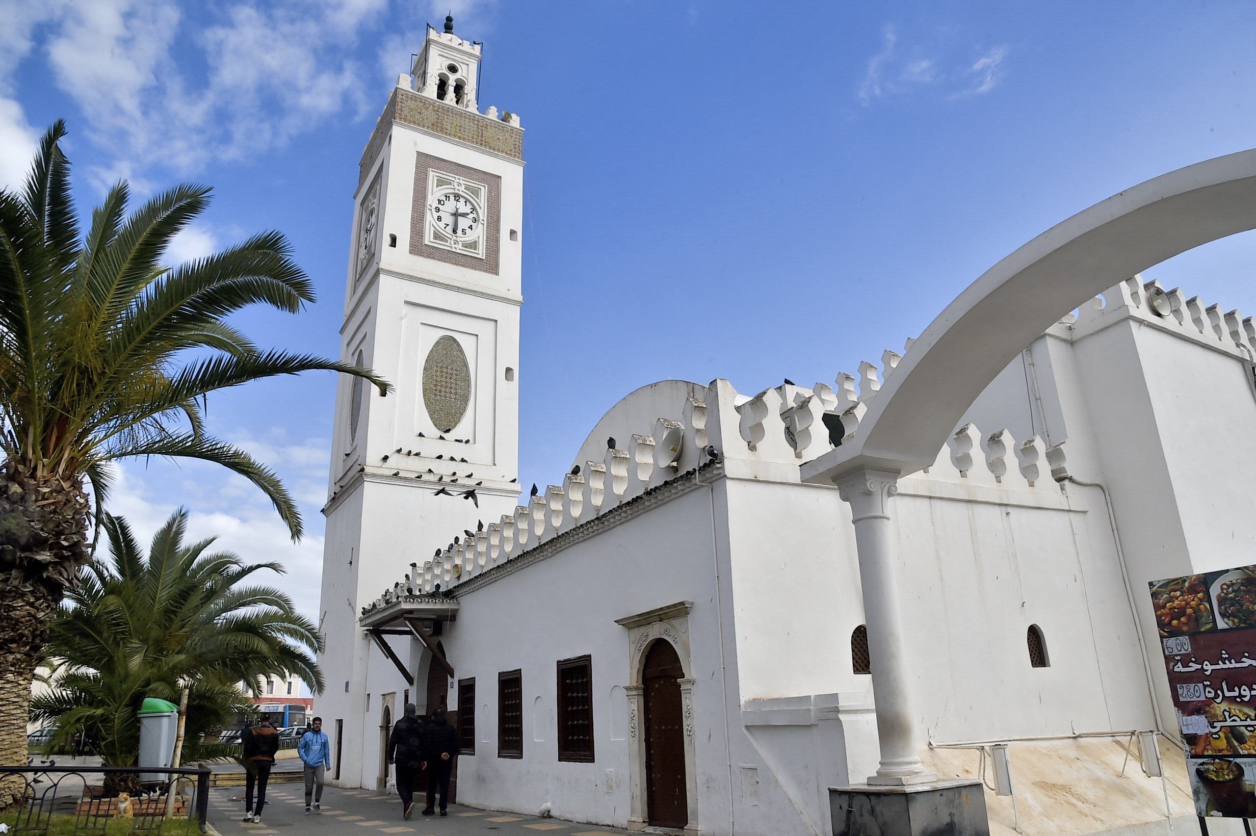 This photo, taken on February 6, 2023, shows Jamaa al-Jdid 