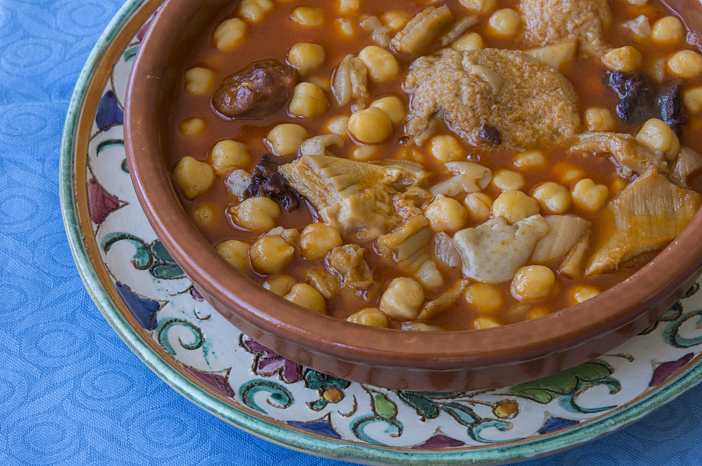 A pot of Chorba soup. /CFP