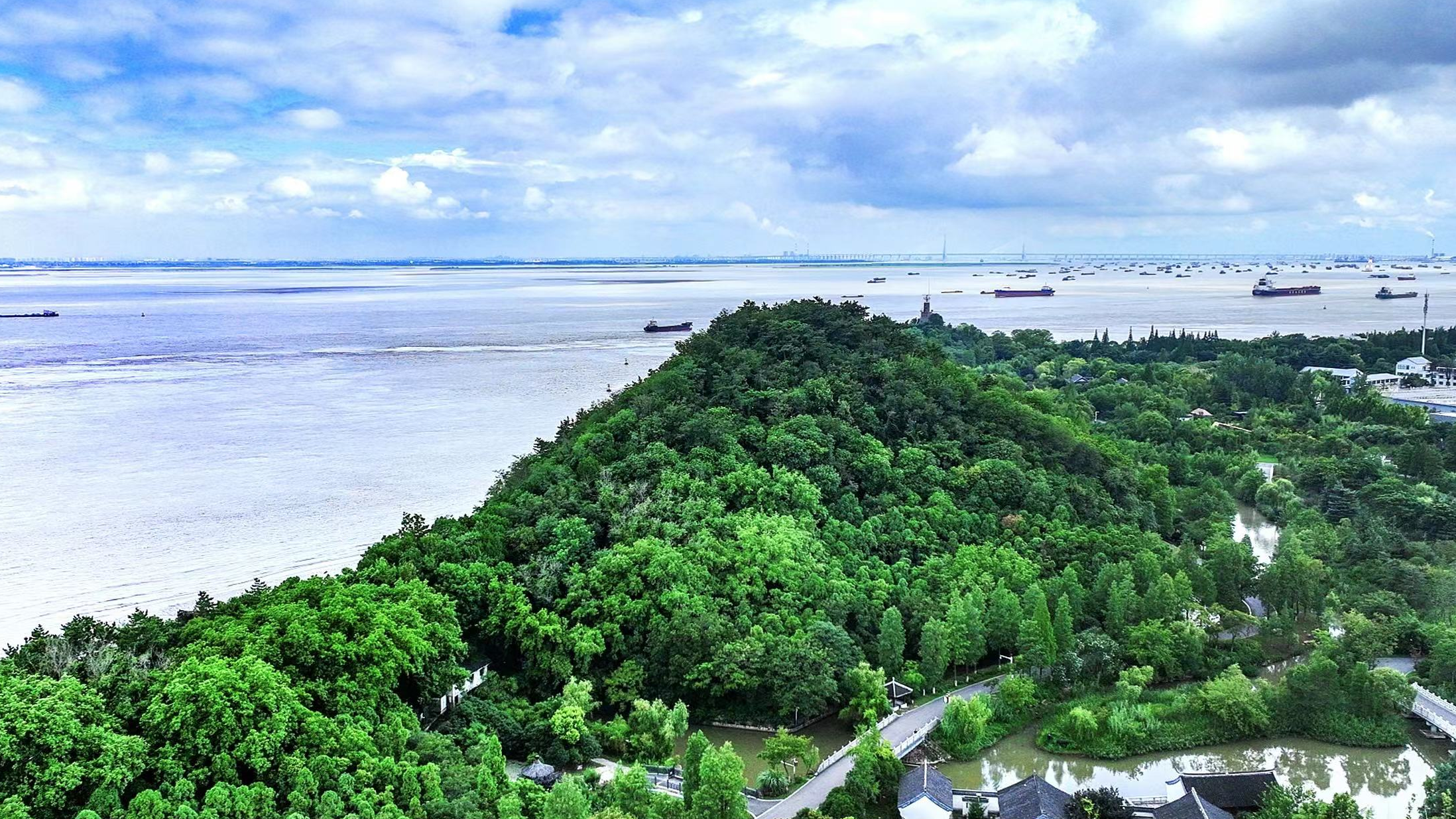 A view of Nantong City in east China's Jiangsu Province, July 18, 2023. /CFP
