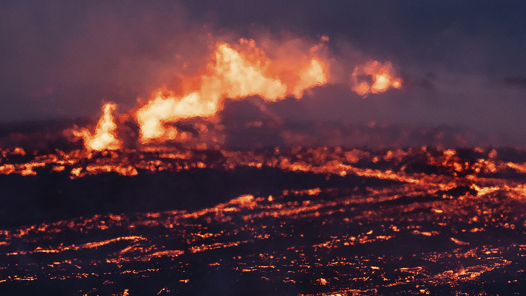 Live: Volcano in southwest Iceland continues to spew lava and plumes of smoke