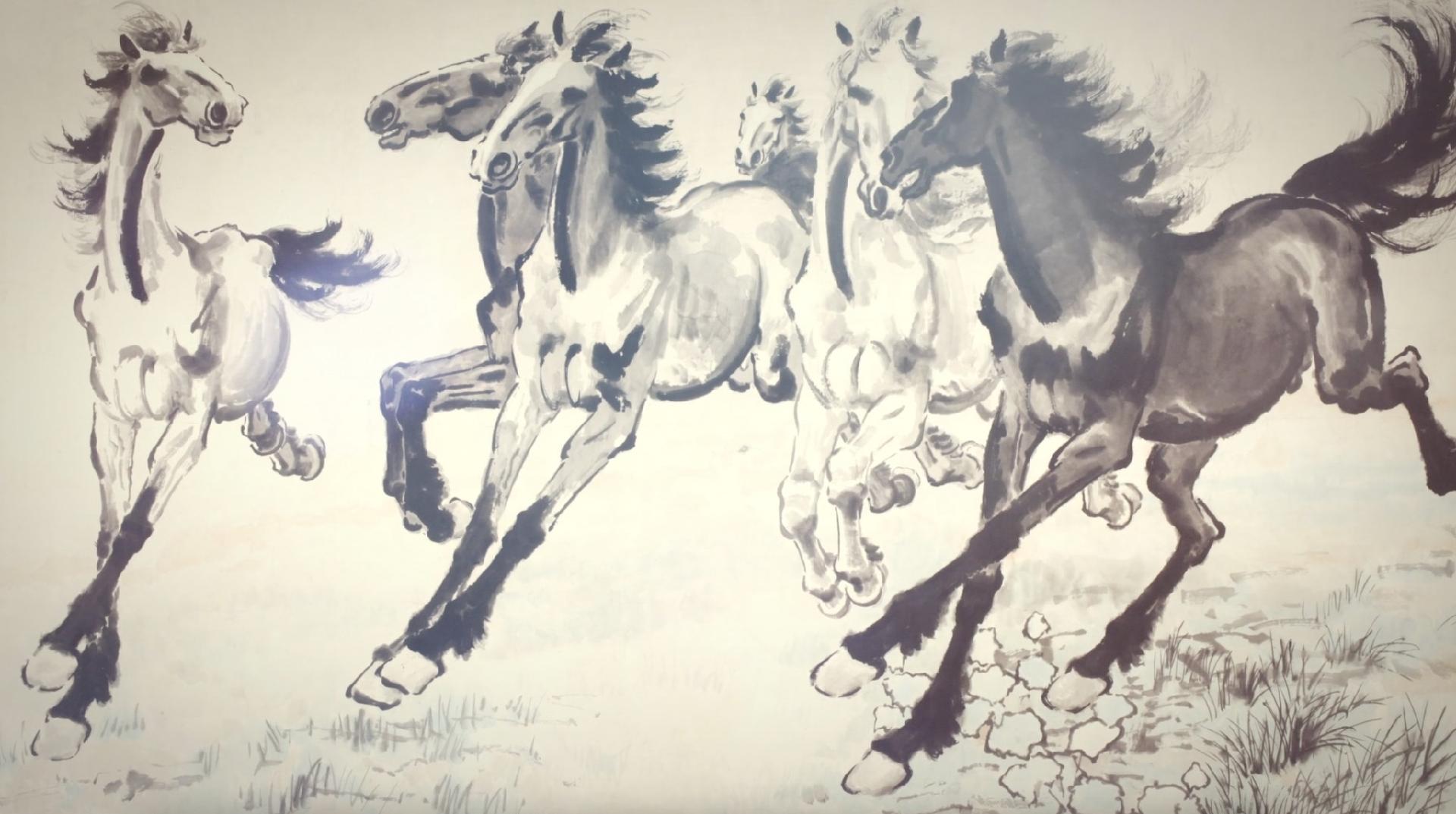 Xu Beihong's majestic equine artistry CGTN