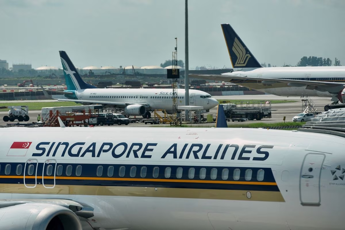 Singapore Airlines planes at Changi Airport in Singapore, November 16, 2022. /Reuters.