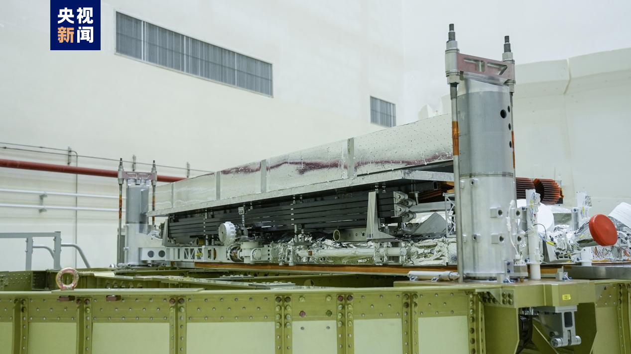 A view of the communications satellite Lingxi-03 developed by GalaxySpace. /China Media Group