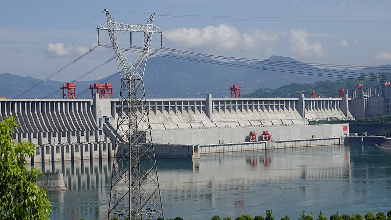 The Three Gorges Dam in Yichang, Hubei Province, April 25, 2023. /CFP