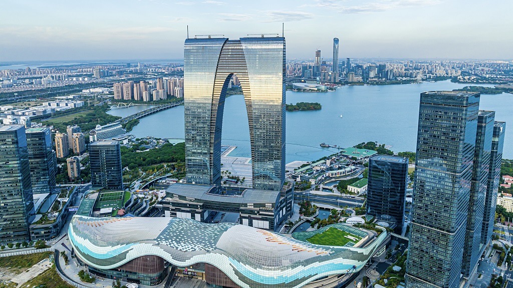 A bird's-eye view of the Suzhou Industrial Park, Jiangsu Province, China. /CFP