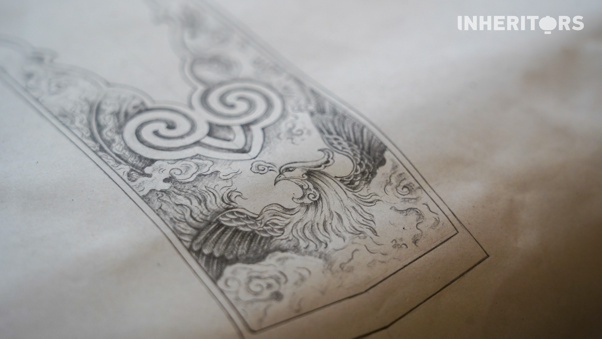 The sketch of a design for a Longquan sword /CGTN