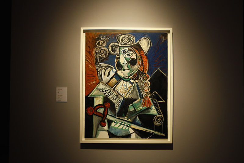 A Pablo Picasso artwork is on display at the 