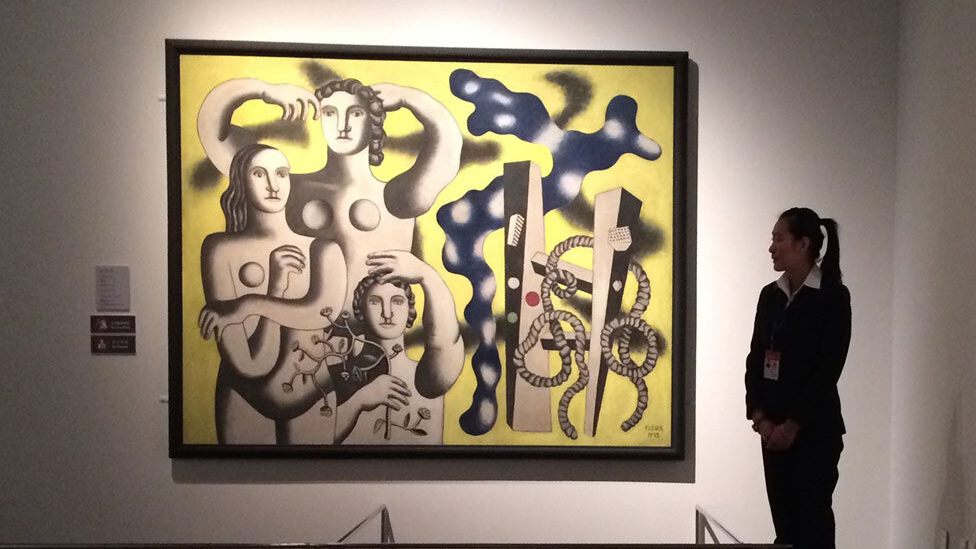 French artist Fernand Leger's work is on display at the 