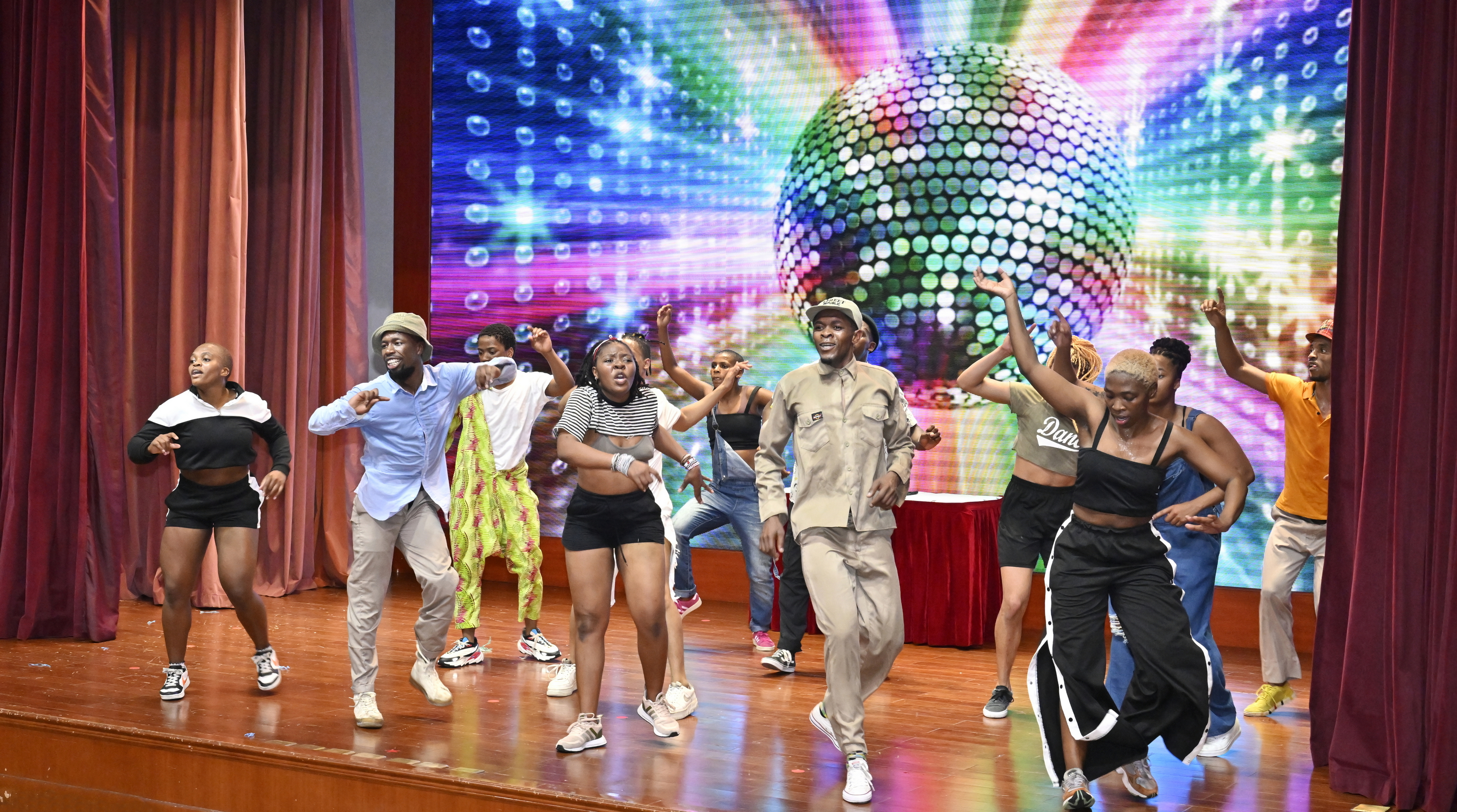 Elvis Sibeko's dance troupe showcases the spirit of South Africa in Beijing, China on July 27, 2023. /Photo provided to CGTN