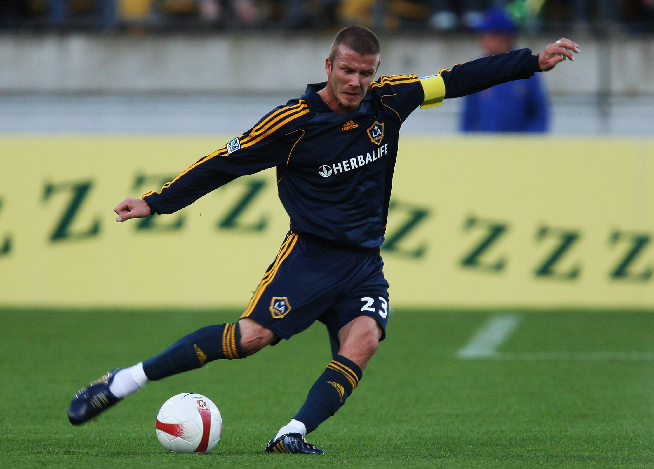 David Beckham in Ralph Lauren for MLS Inter Miami Game in March