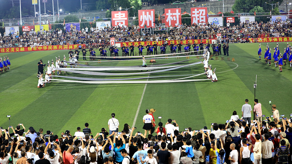 Live: The finals of China's Village Super League ignites great enthusiasm