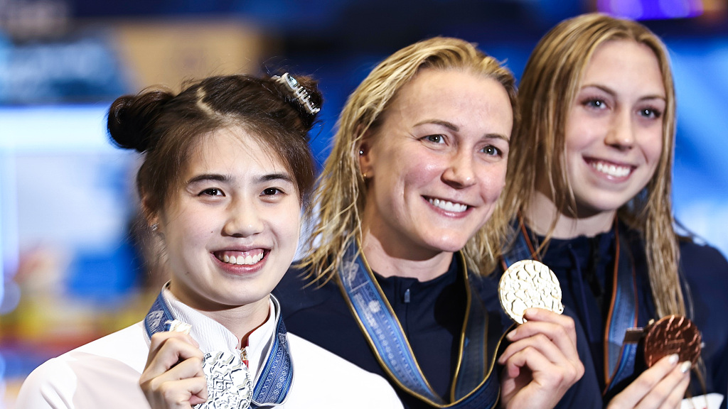 Chinese swimmers break Asian records at World Aquatics Championships