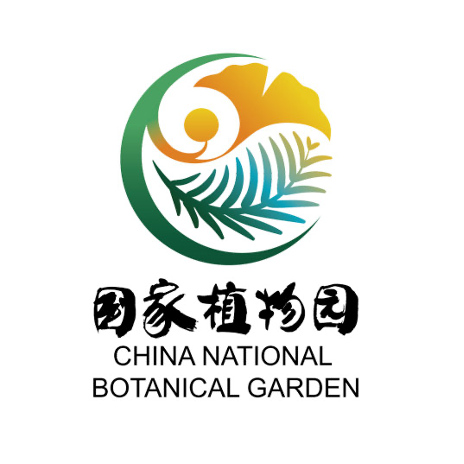 The logo of China National Botanical Garden was designed by Han Meilin. /CCTV News