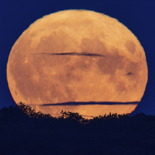 In pictures The first supermoon in August rises around the world CGTN