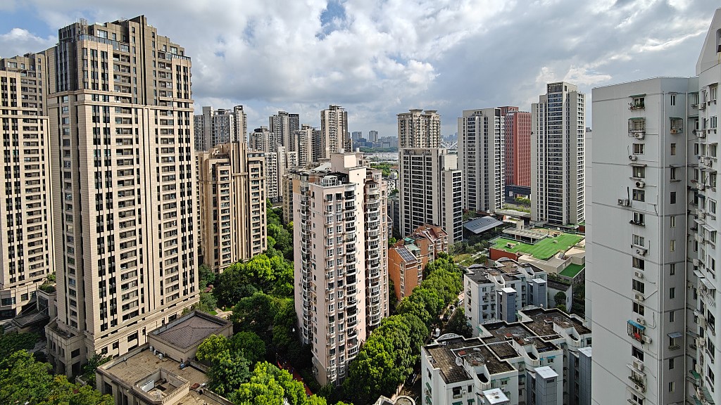 Residential buildings in Shanghai, August 1, 2023. /CFP